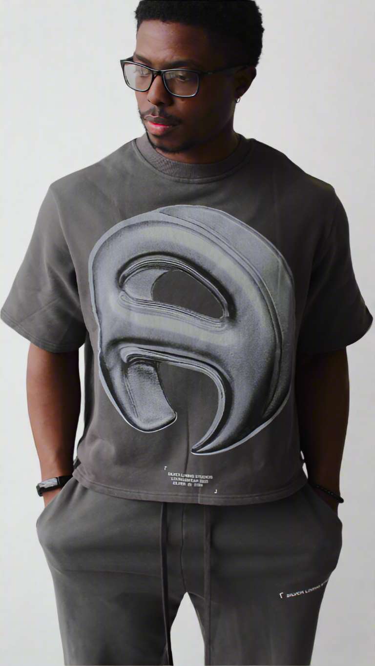 Vintage Wash Gray Loungewear Tee