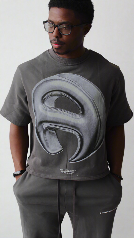 Vintage Wash Gray Loungewear Tee