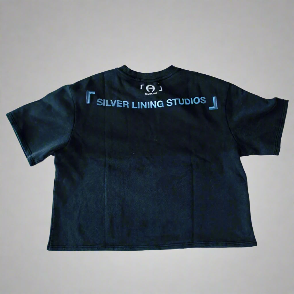 Vintage Wash Black Loungewear Tee