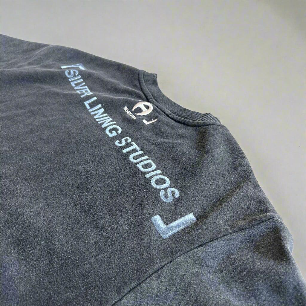 Vintage Wash Black Loungewear Tee