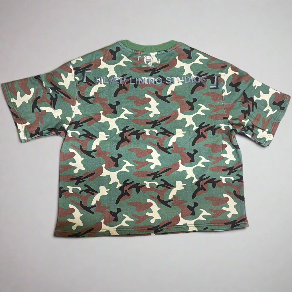 Vintage Wash Camo Loungewear Tee