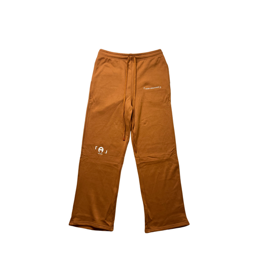 Brown Flame Sweatpants