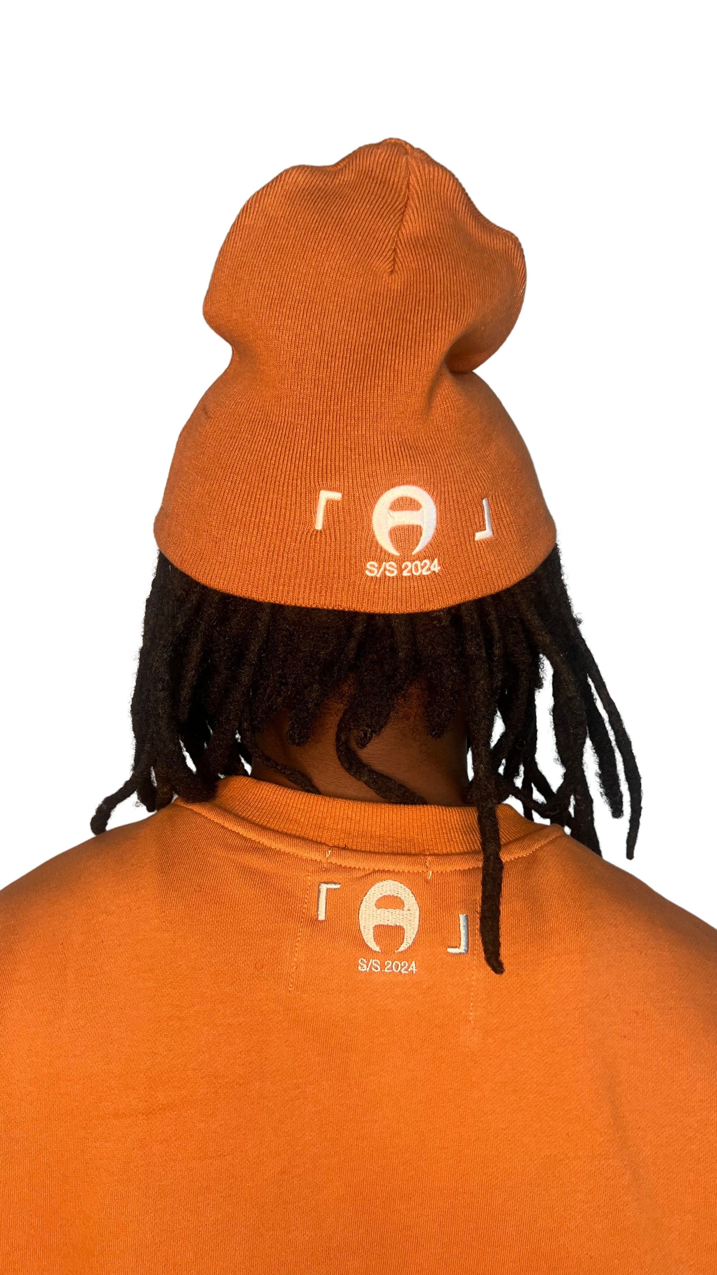 Brown Flame Beanie