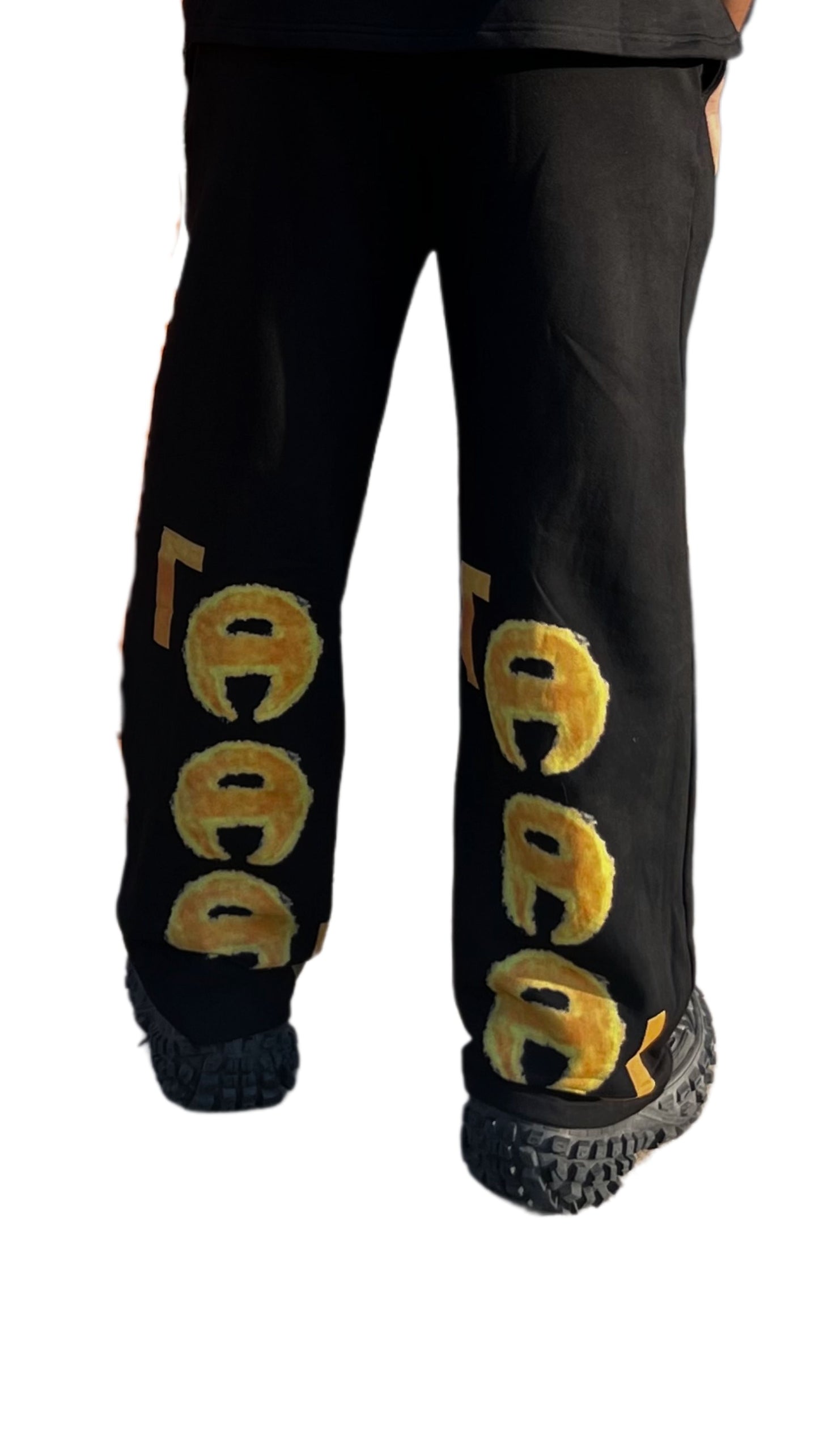 Black Flame Sweatpants