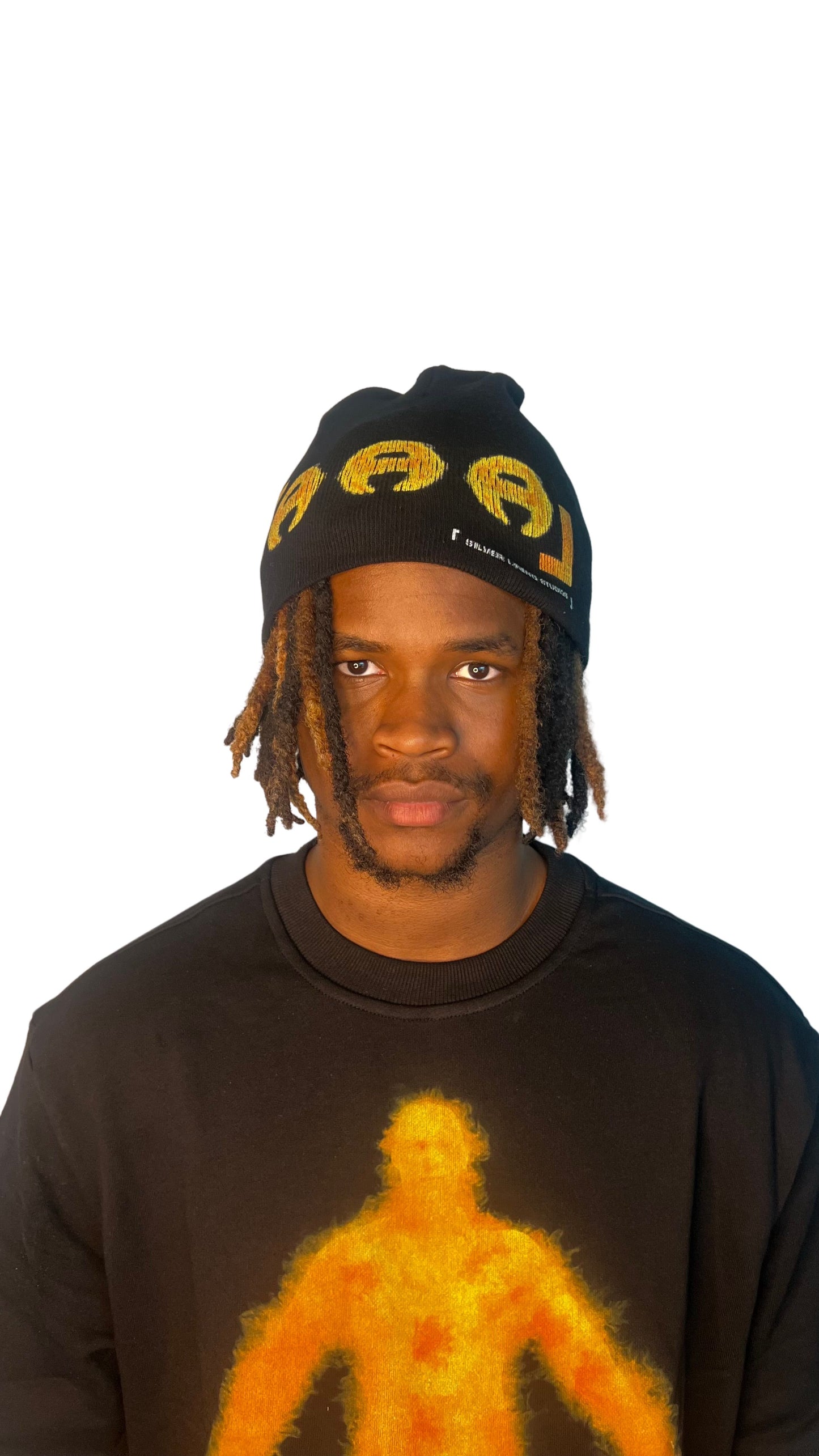 Black Flame Beanie