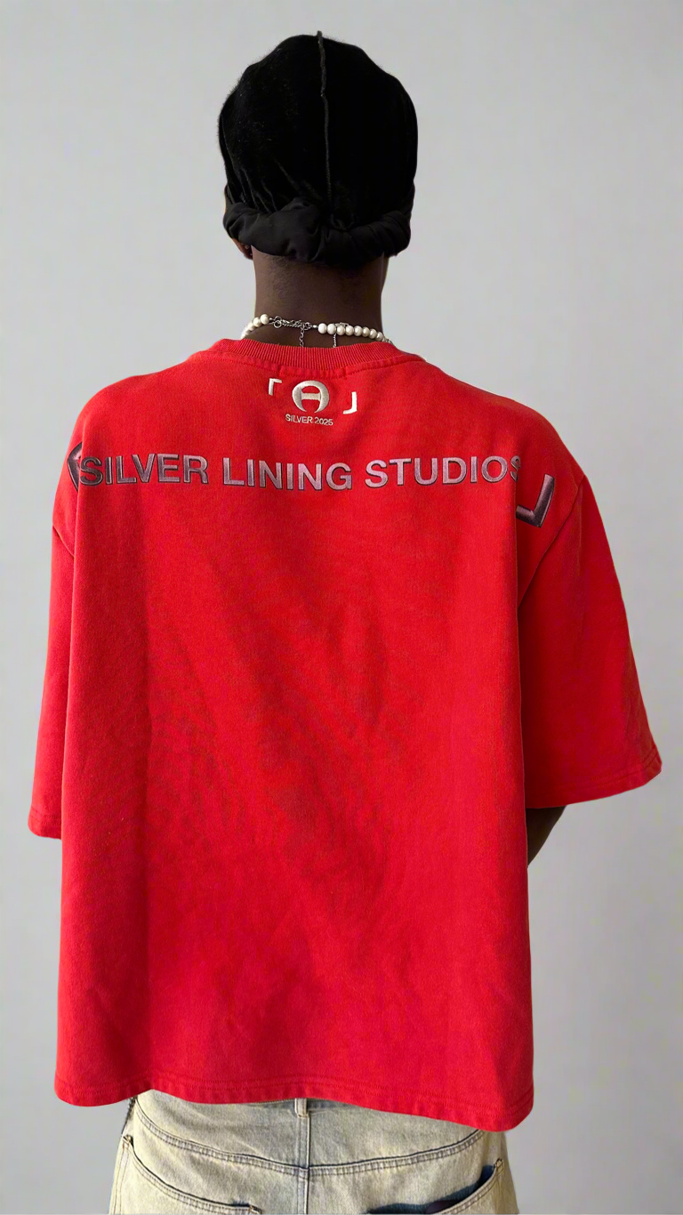 Vintage Wash Red Loungewear Tee