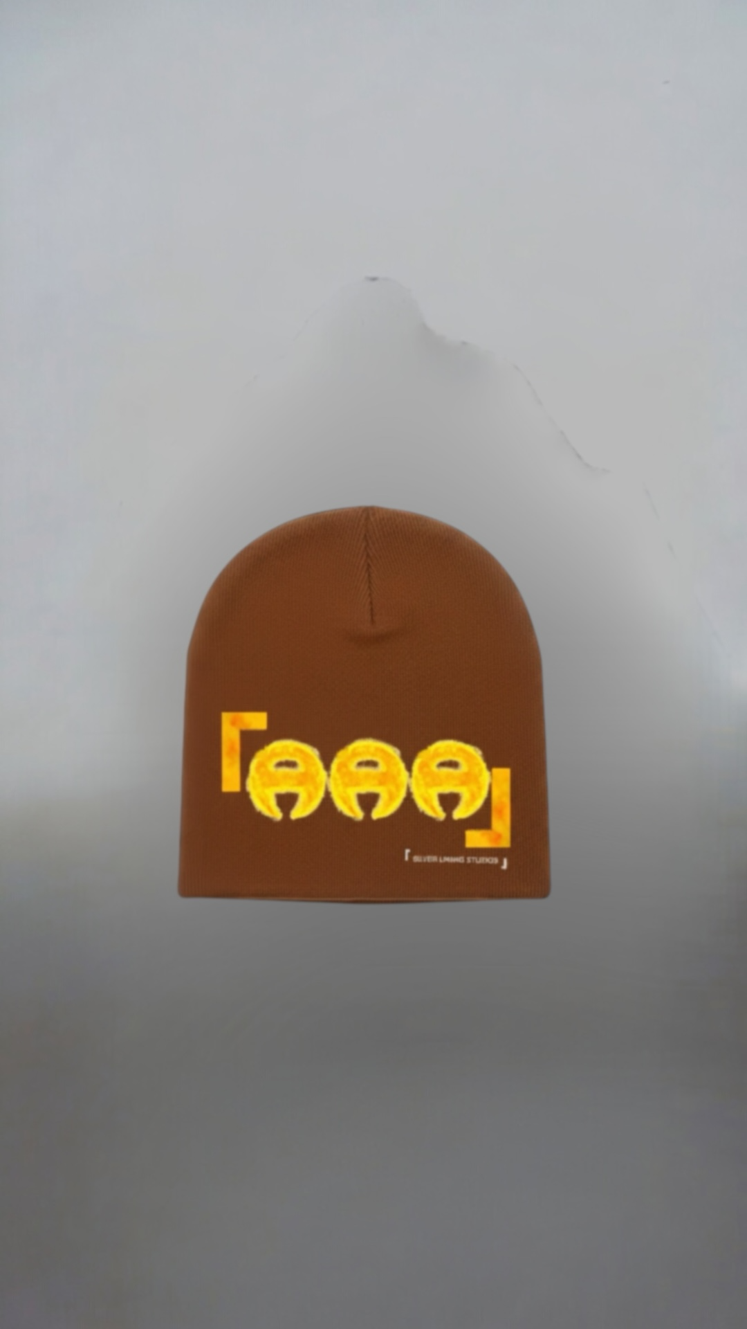 Brown Flame Beanie