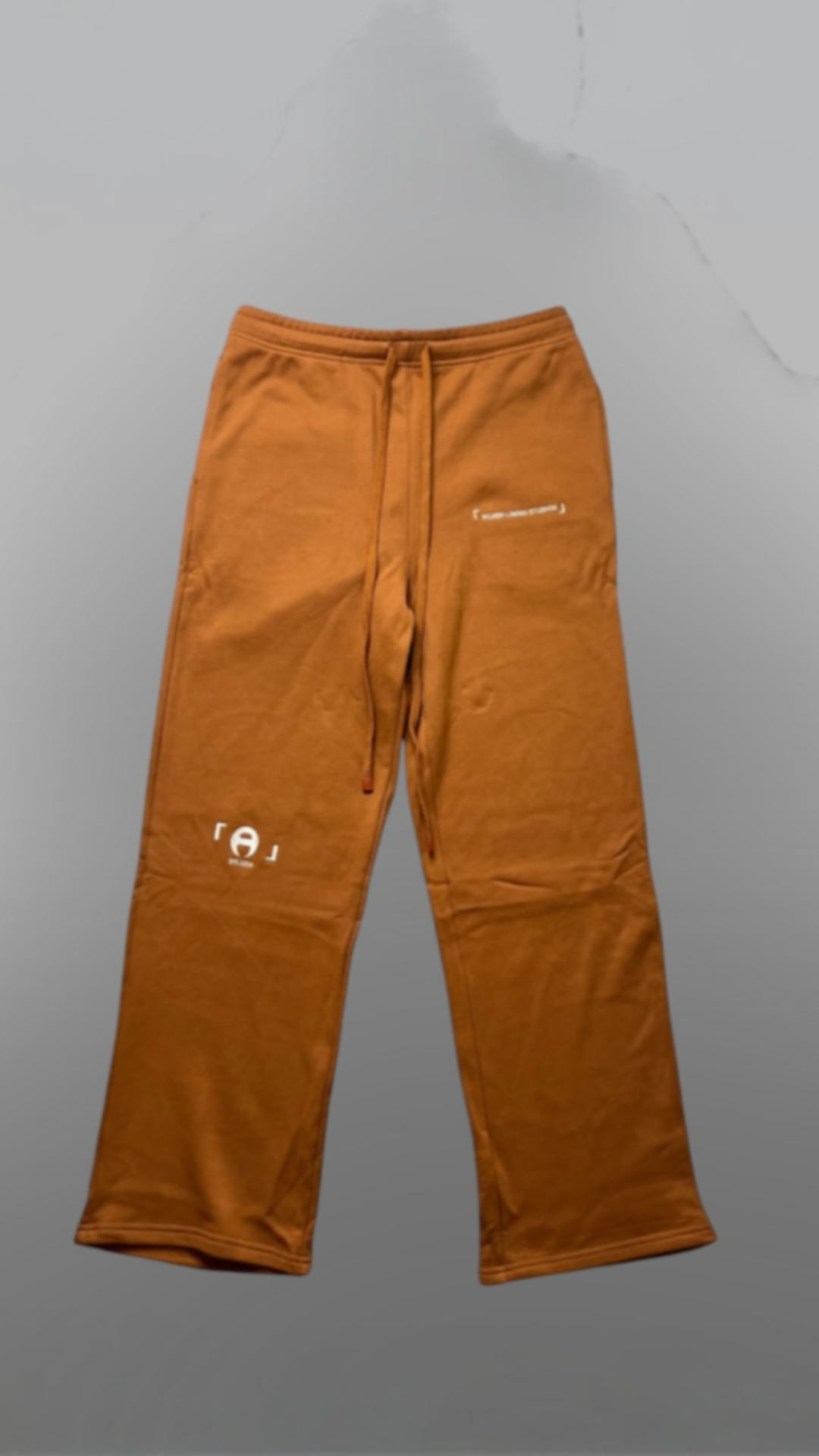 Brown Flame Sweatpants