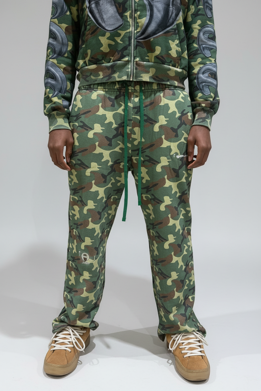 Vintage Wash Camo Sweatpants