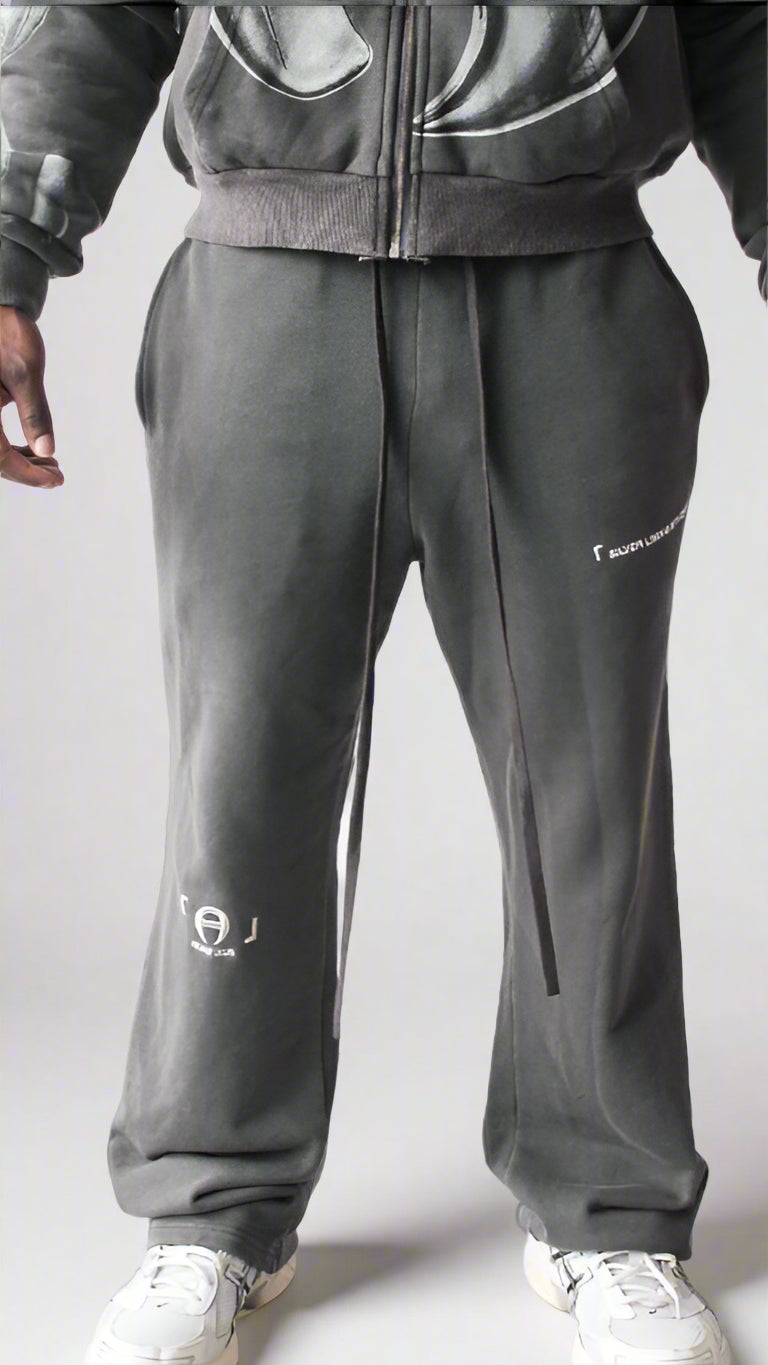 Vintage Wash Gray Sweatpants