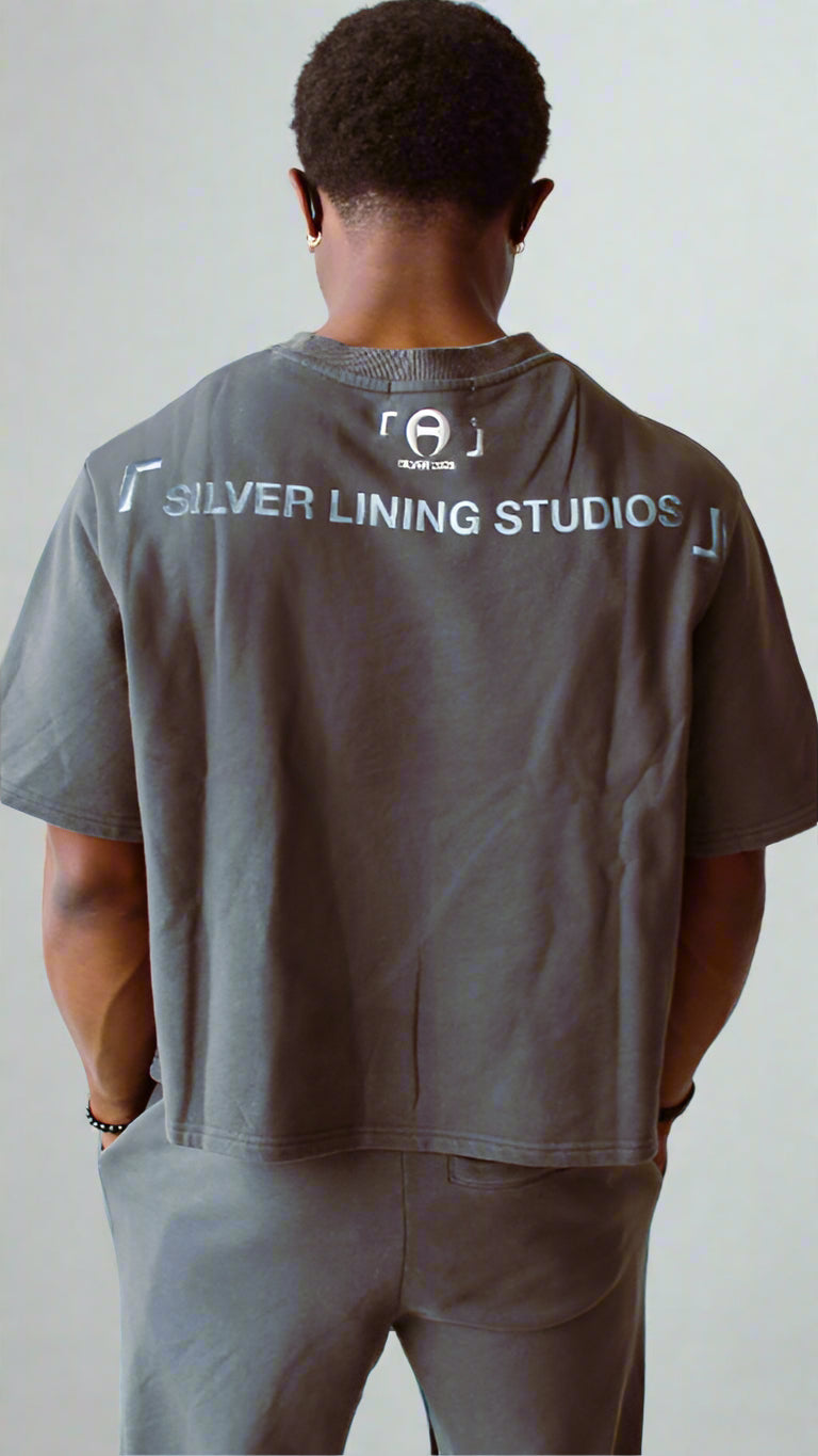 Vintage Wash Gray Loungewear Tee