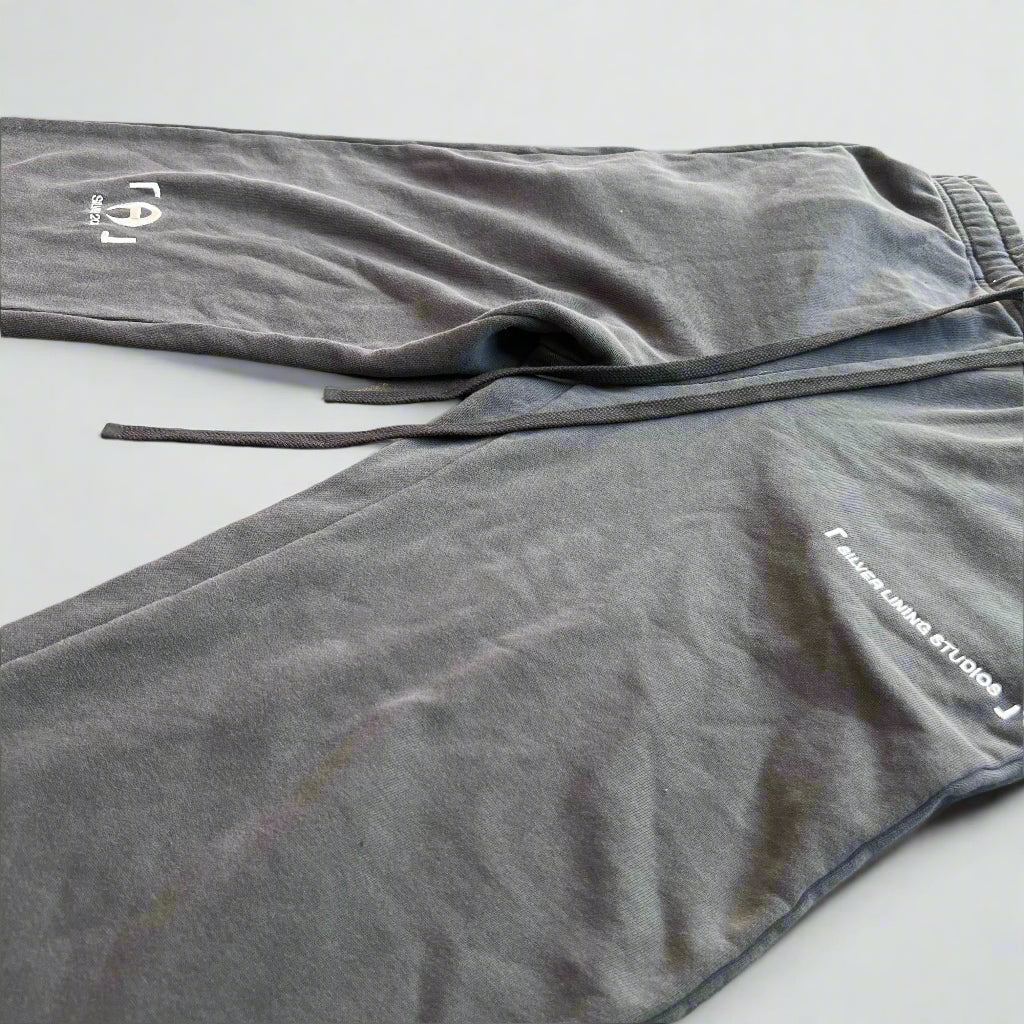 Vintage Wash Gray Sweatpants