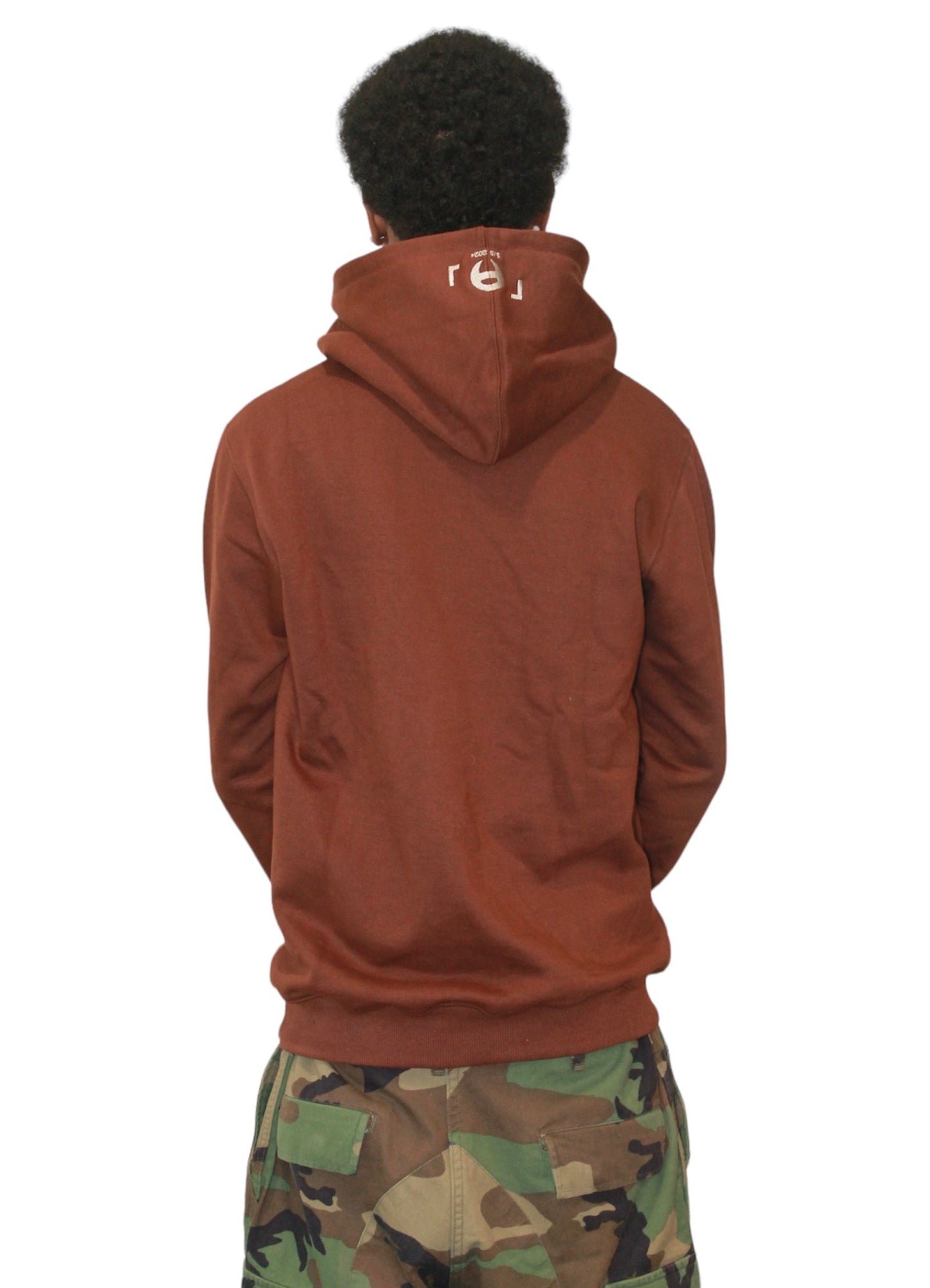 Brown Flame Hoodie